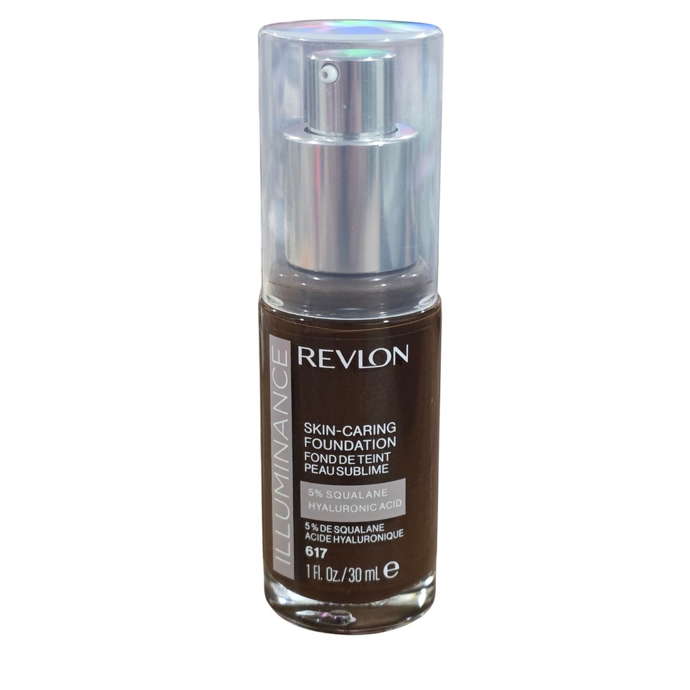 Revlon Illuminance Skin-Caring Foundation 617 Medium Coverage Squalane 1oz 30ml